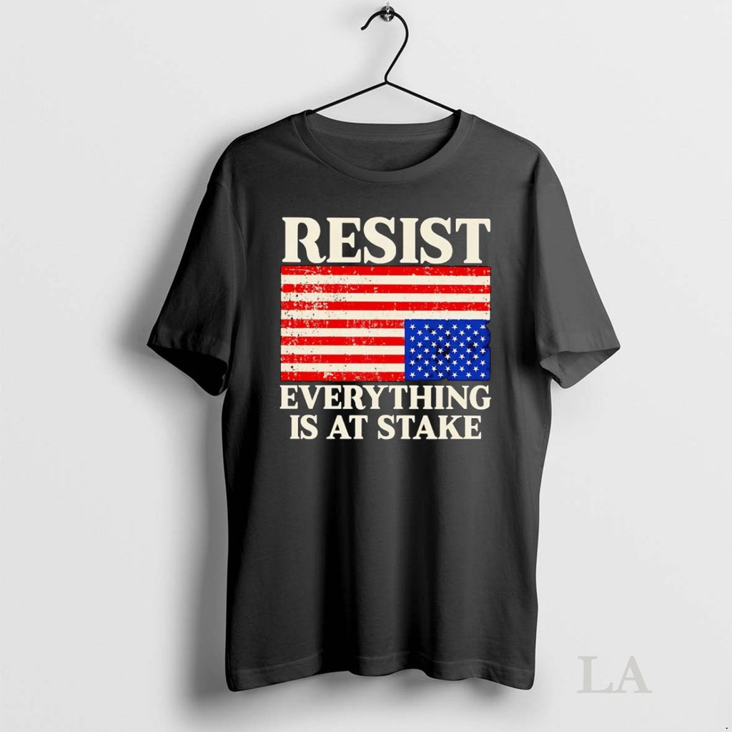 Original American Upside Down Flag Resist Everythings At Stake