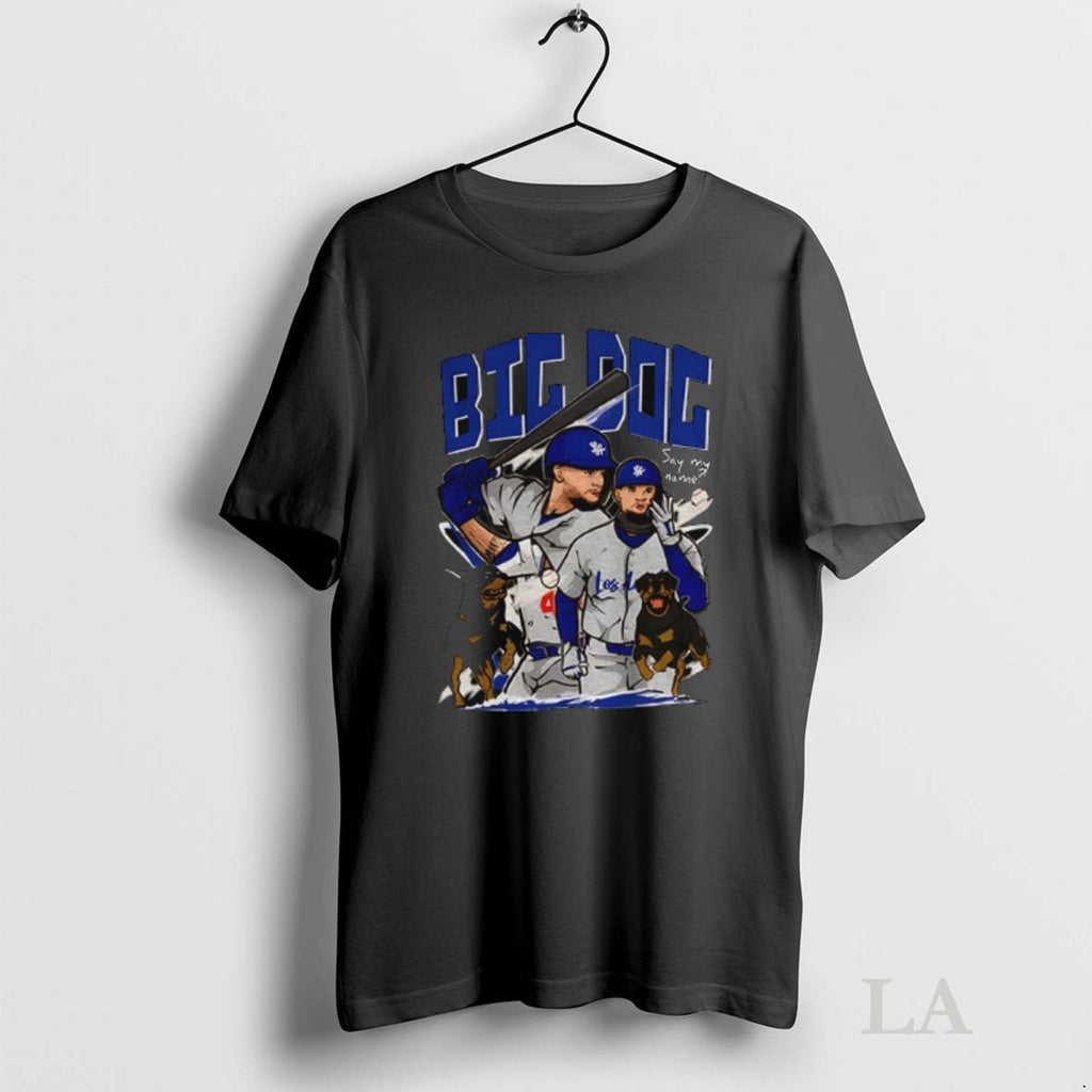 Original Andy Pages Los Angeles Dodgers The Big Dog Graphic Cartoon
