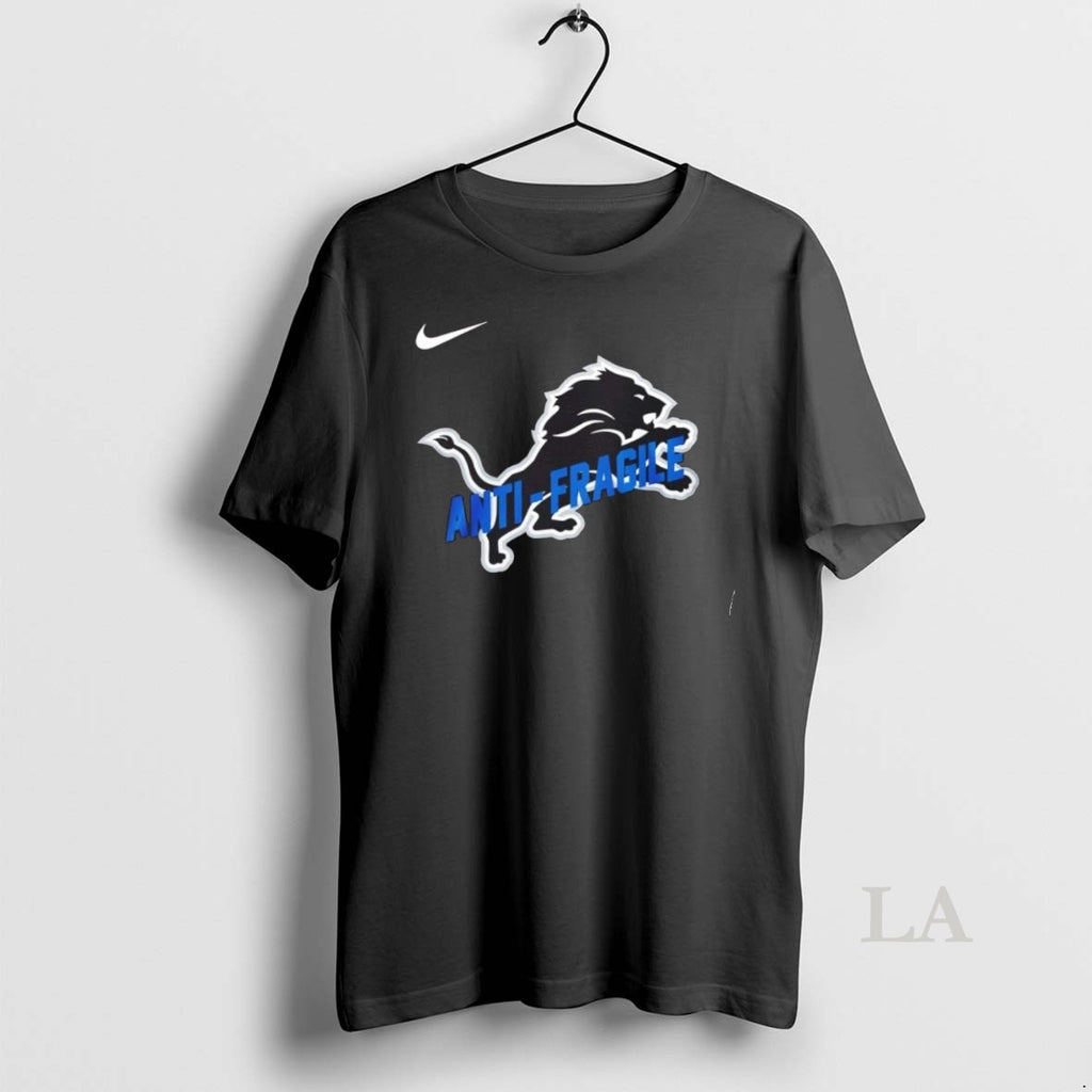 Original Anti Fragile Inspired By Coach Dan Campbell Detroit Lions Logo 2 Sided