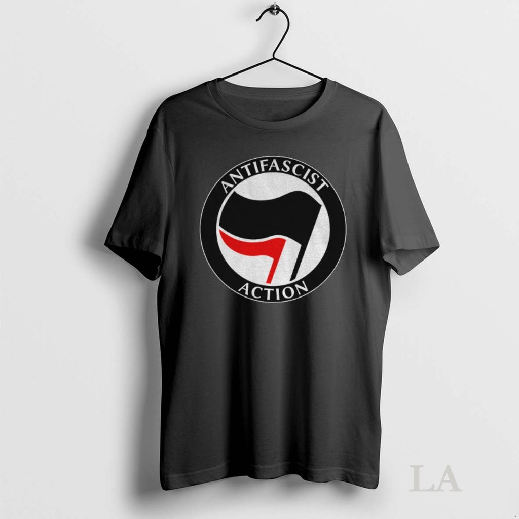 Original Antifascist Action Flag Logo Political