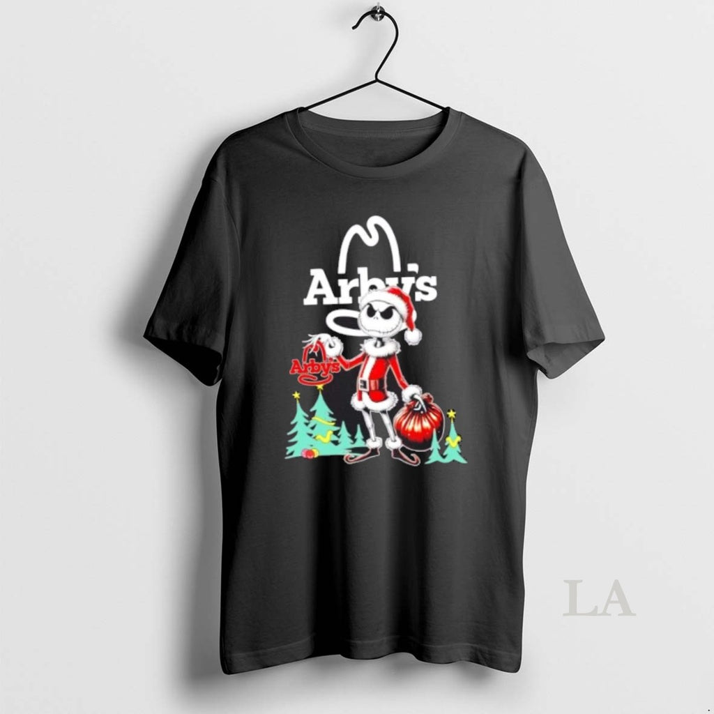 Original Arbys X Jack Skellington Santa Isnt Real Christmas