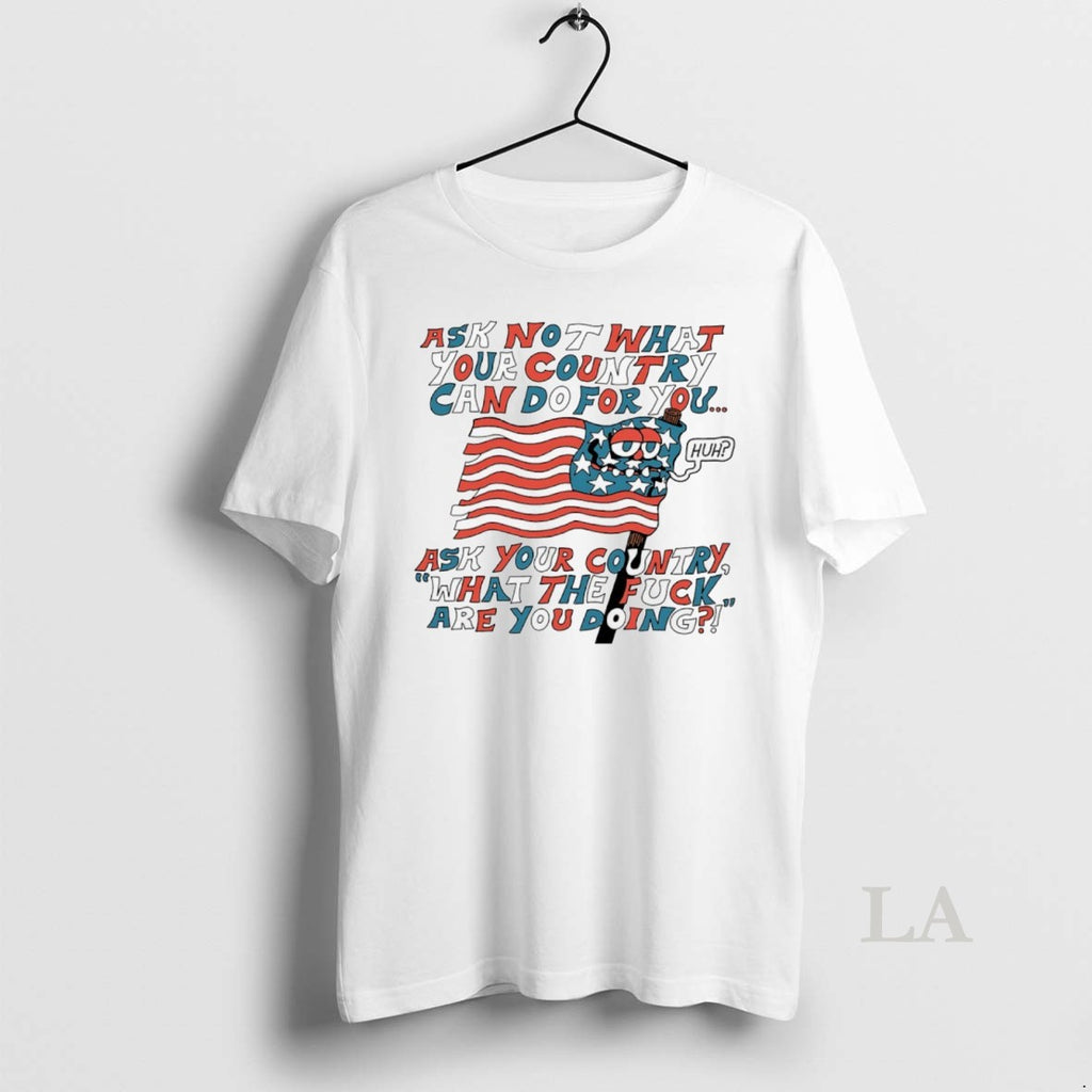 Original Ask Not What Your Country Can Do For You Usa Flag