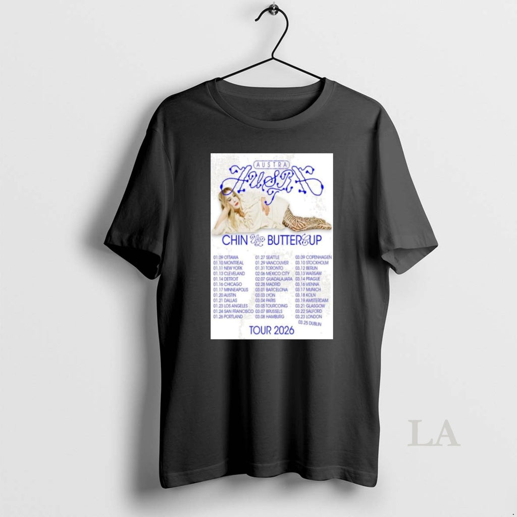 Original Austra Chin Up Buttercup Tour 2026 Long Sleve