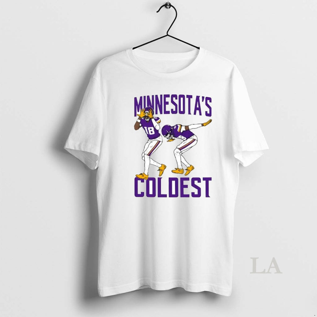 Original Awesome Barstool Justin Jefferson Minnesotas Coldest