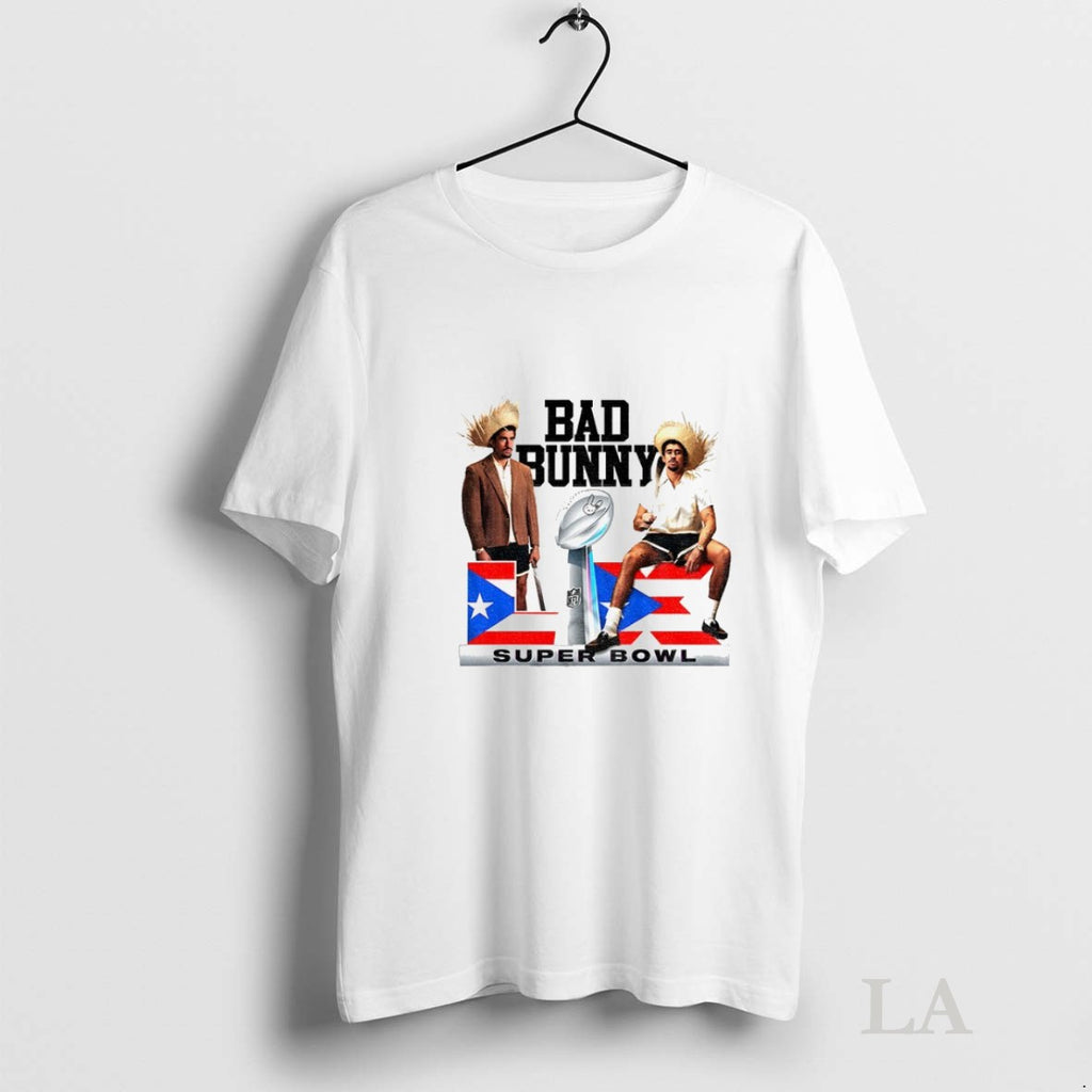 Original Bad Bunny Here For The Benito Bowl Superbowl Halftime 2026 Usa Graphic