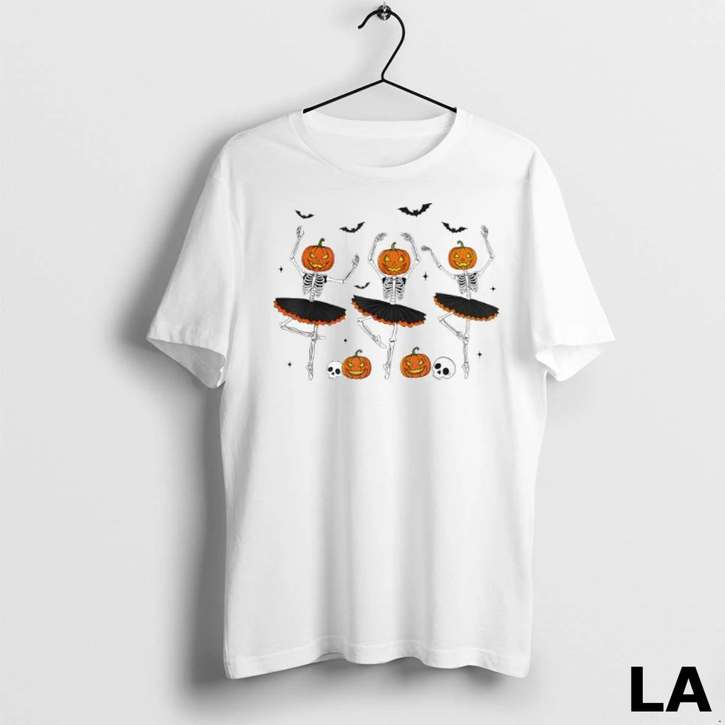 Original Ballet Pumpkin Dancing Skeleton Scary Halloween Ladies