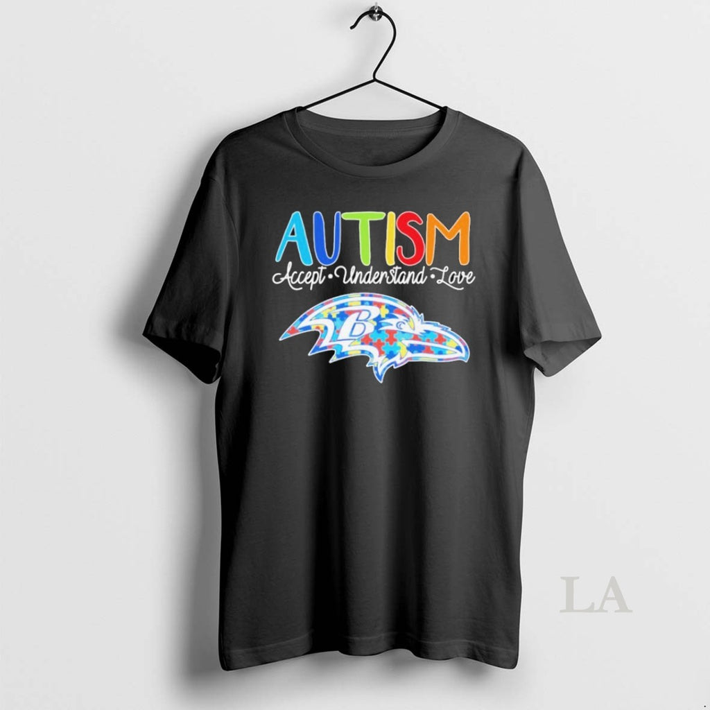 Original Baltimore Ravens Autism Accept Understand Love