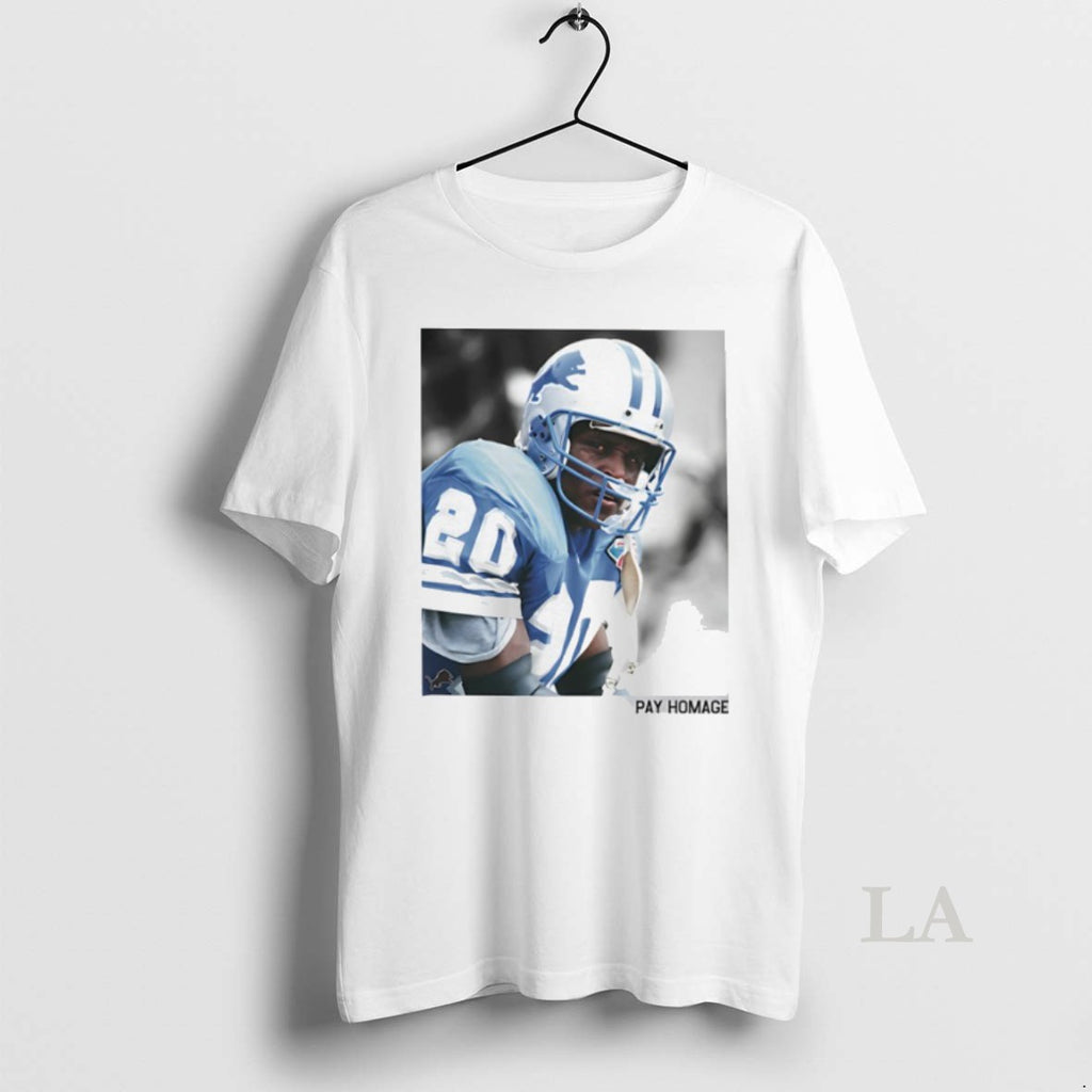 Original Barry Sanders Detroit Lions Pay Homage