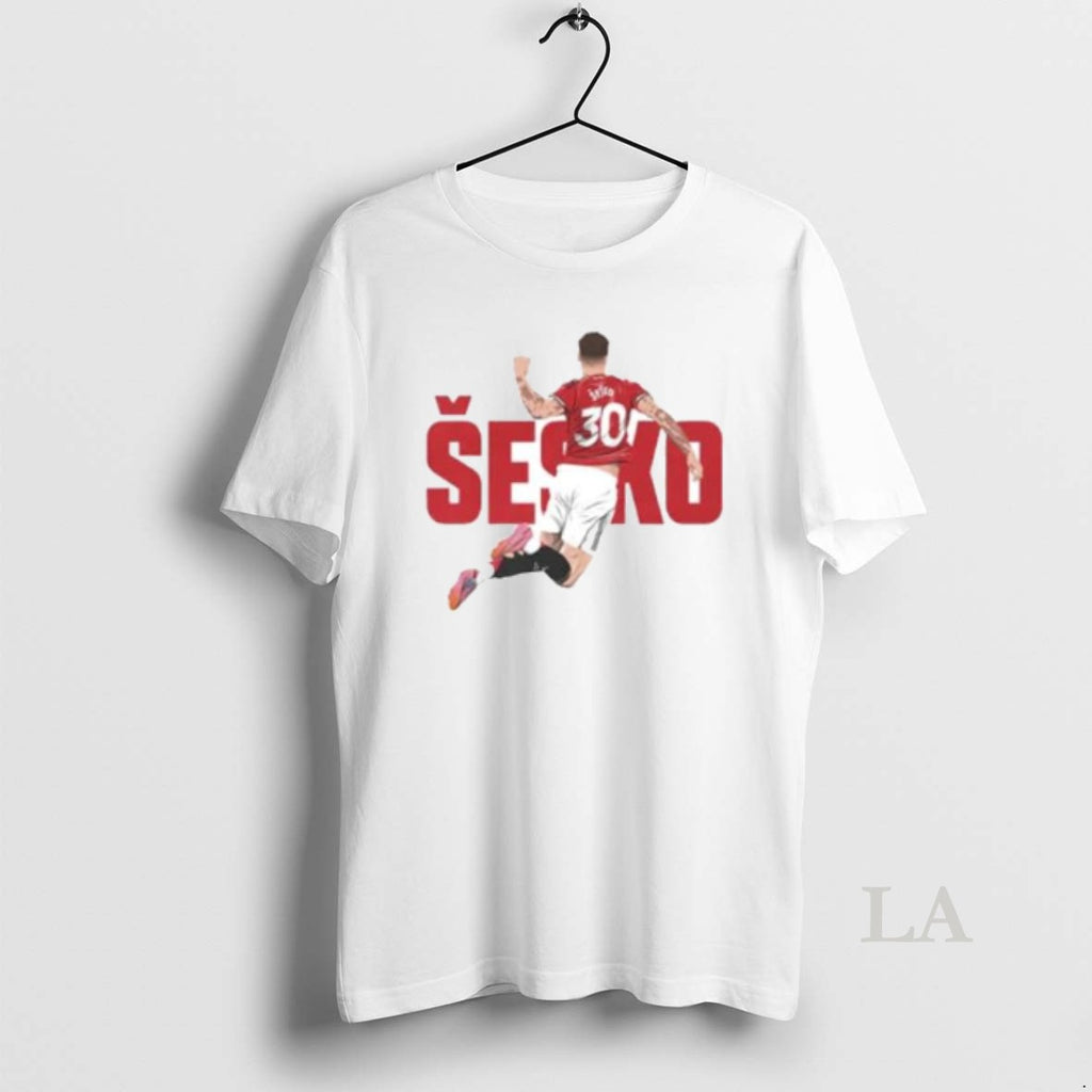 Original Benjamin Sesko Manchester United Graphic Ornaments