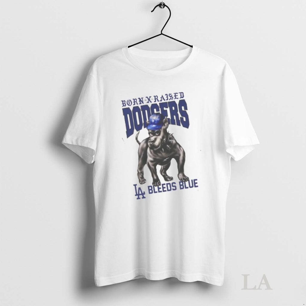 Original Born X Raised Los Angeles Dodgers Dog Mashup T Shirt Mxlo4rid338 1