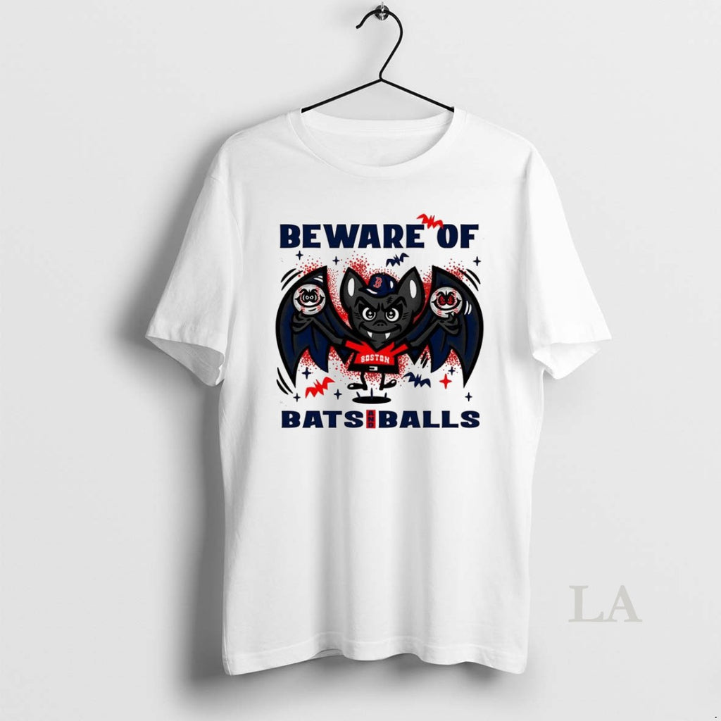 Original Boston Red Sox Baseball Beware Of Bats And Balls Halloween