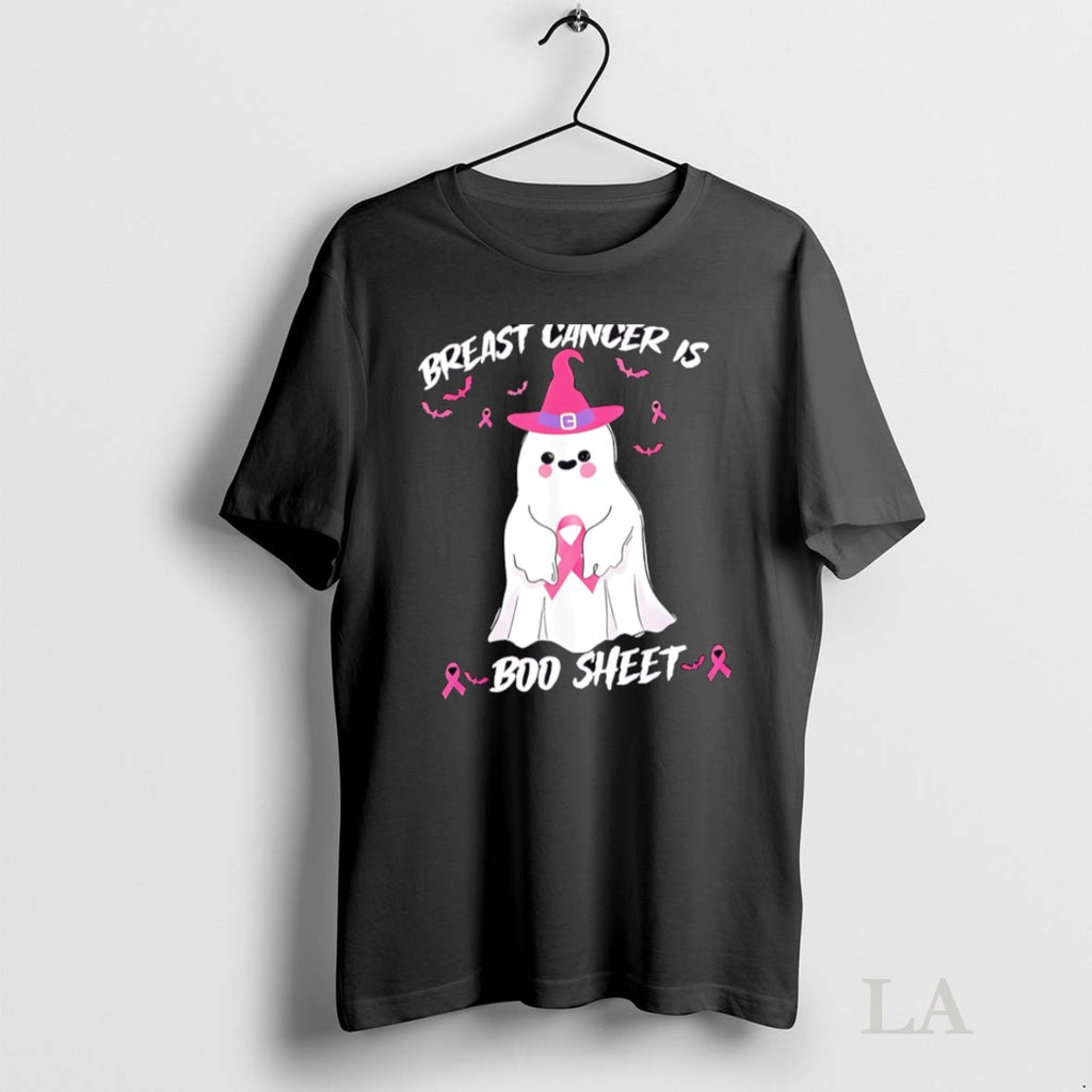 Original Breast Cancer Is Boo Sheet Pink Ghost Halloween