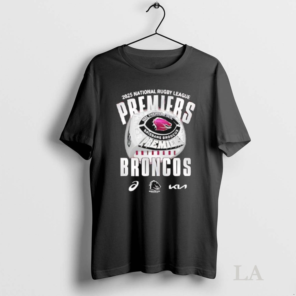 Original Brisbane Broncos 2025 National Rugby League Nrl Premiers Logo