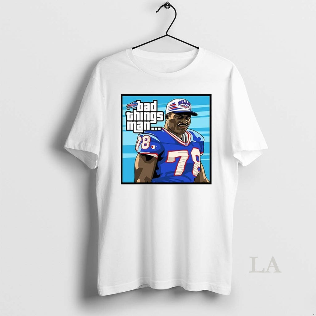 Original Bruce Smith Bad Things Man Ceramic Ceramic And Classic Dad Cap
