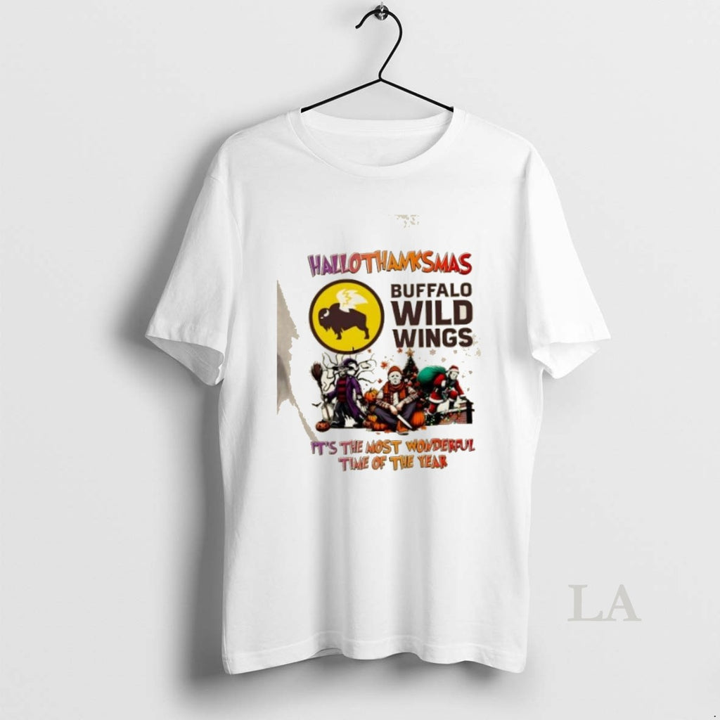 Original Buffalo Wild Wings X Horror Movies Happy Hallothanksmas Its The Most Wonderful Time Of
