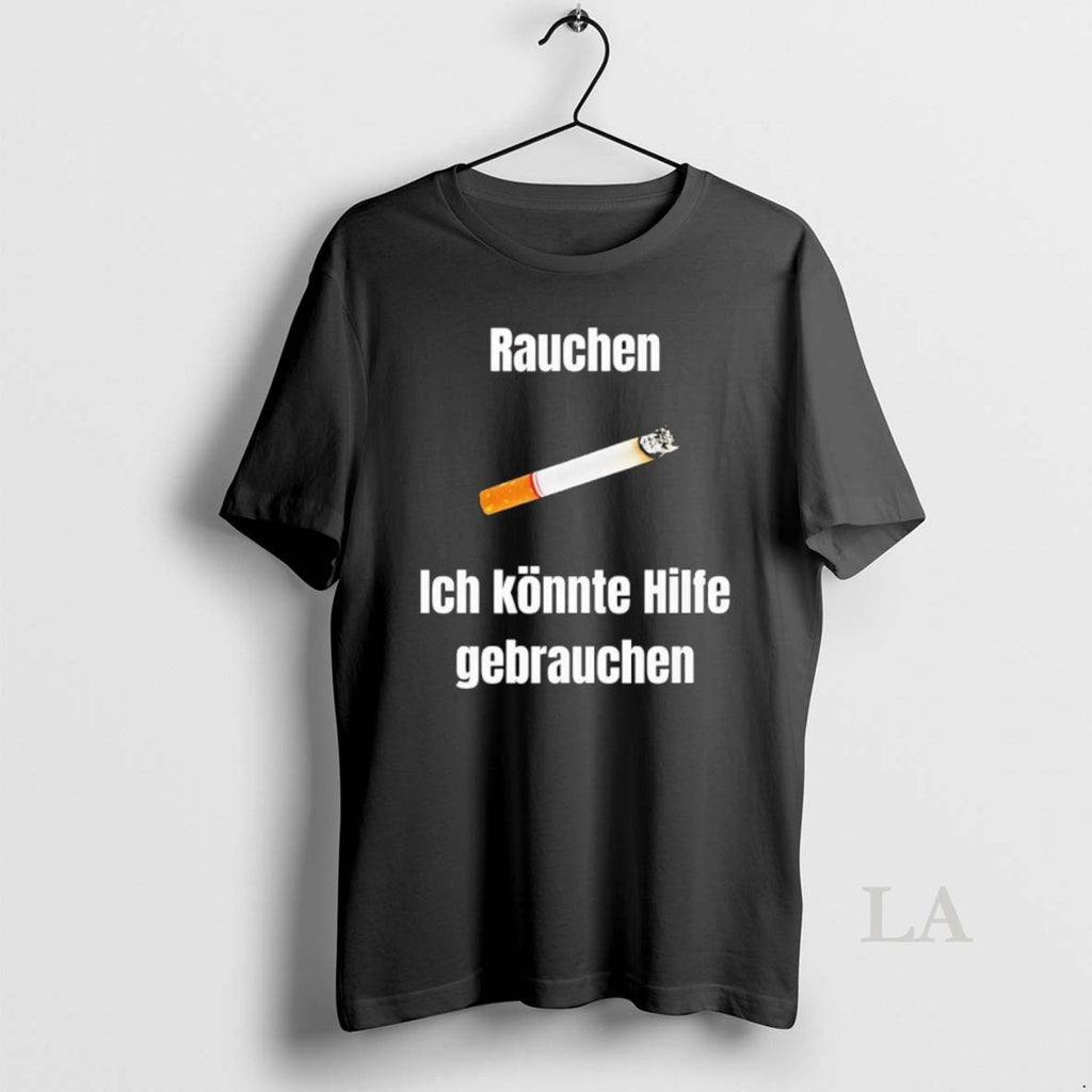 Original Burning Cigarette Rauchen Ich Konnte Hilfe Gebrauchen