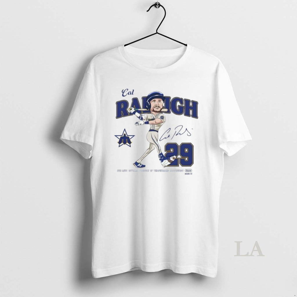 Original Cal Raleigh Seattle Mariners Our Mvp Product Of Throwbacks Northwest Signature 2025