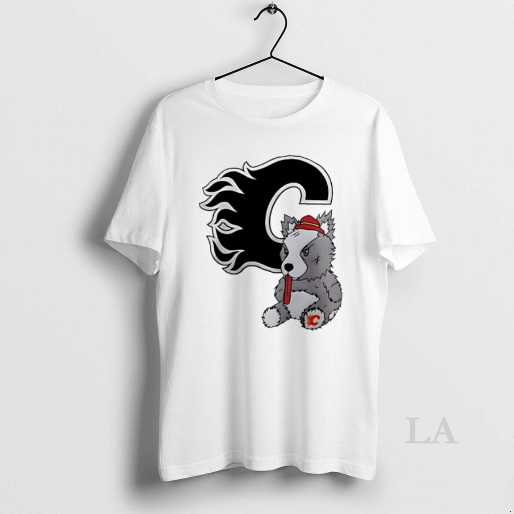 Original Calgary Flames Harvey The Hound Mascot Logo