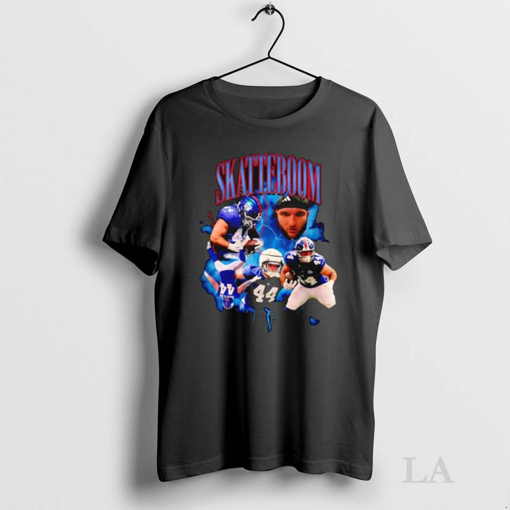 Original Cam Skattebo New York Giants Football Skatteboom Graphic