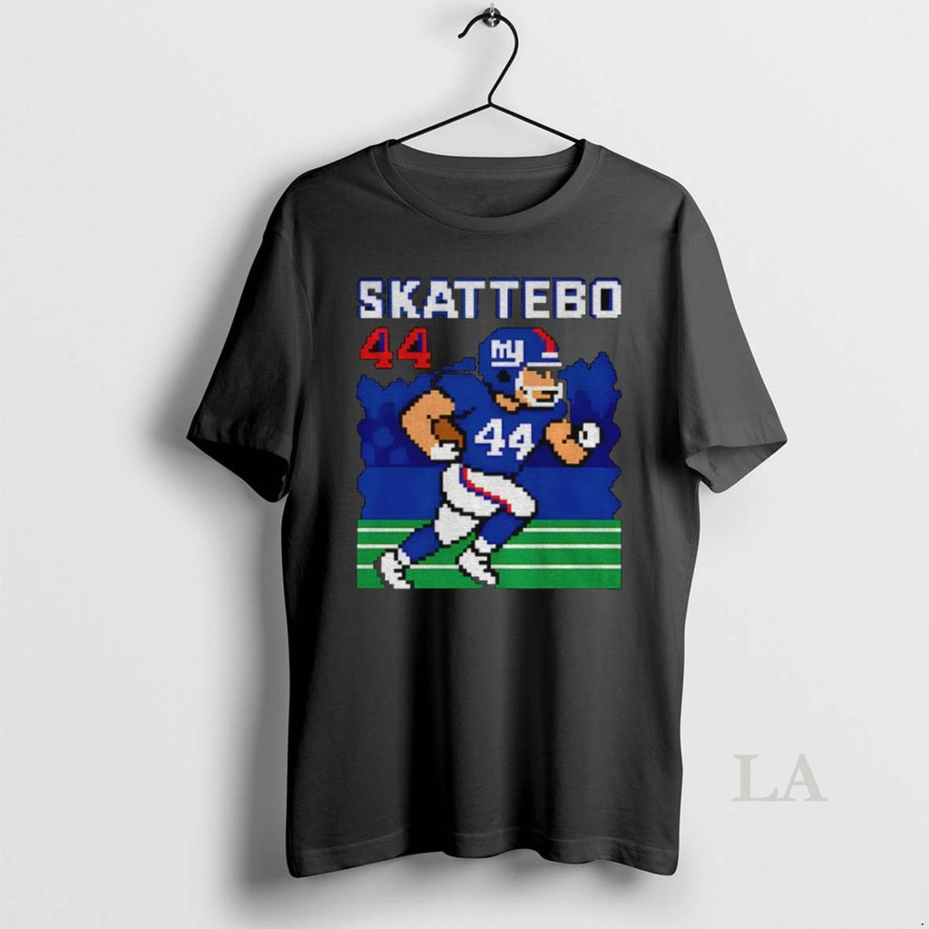 Original Cam Skattebo Retro 8 Bit Tecmo Bowl New York Giants Football Player