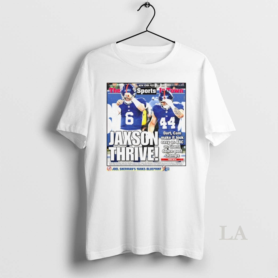 Original Cam Skattebo The Sports In Town Jaxsoc Thrive New York Giants
