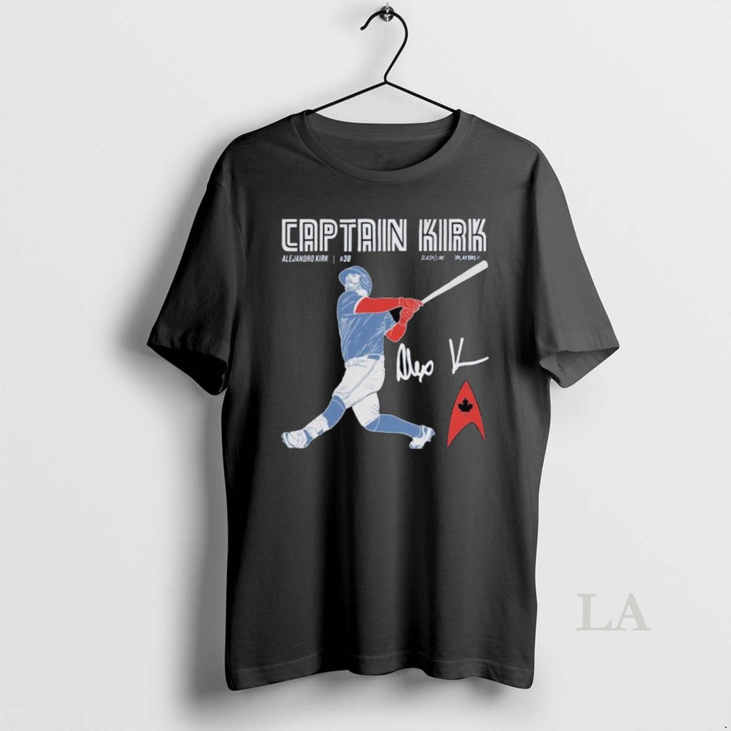 Original Captain Alejandro Kirk Toronto Blue Jays Signature Long Sleve
