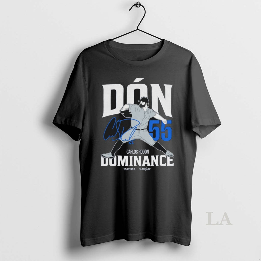 Original Carlos Rodon Don Dominance 55 New York Yankees Mlb Slash Line Signature