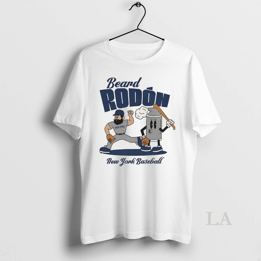 Original Carlos Rodon New York Yankees Baseball Superstar Cartoon