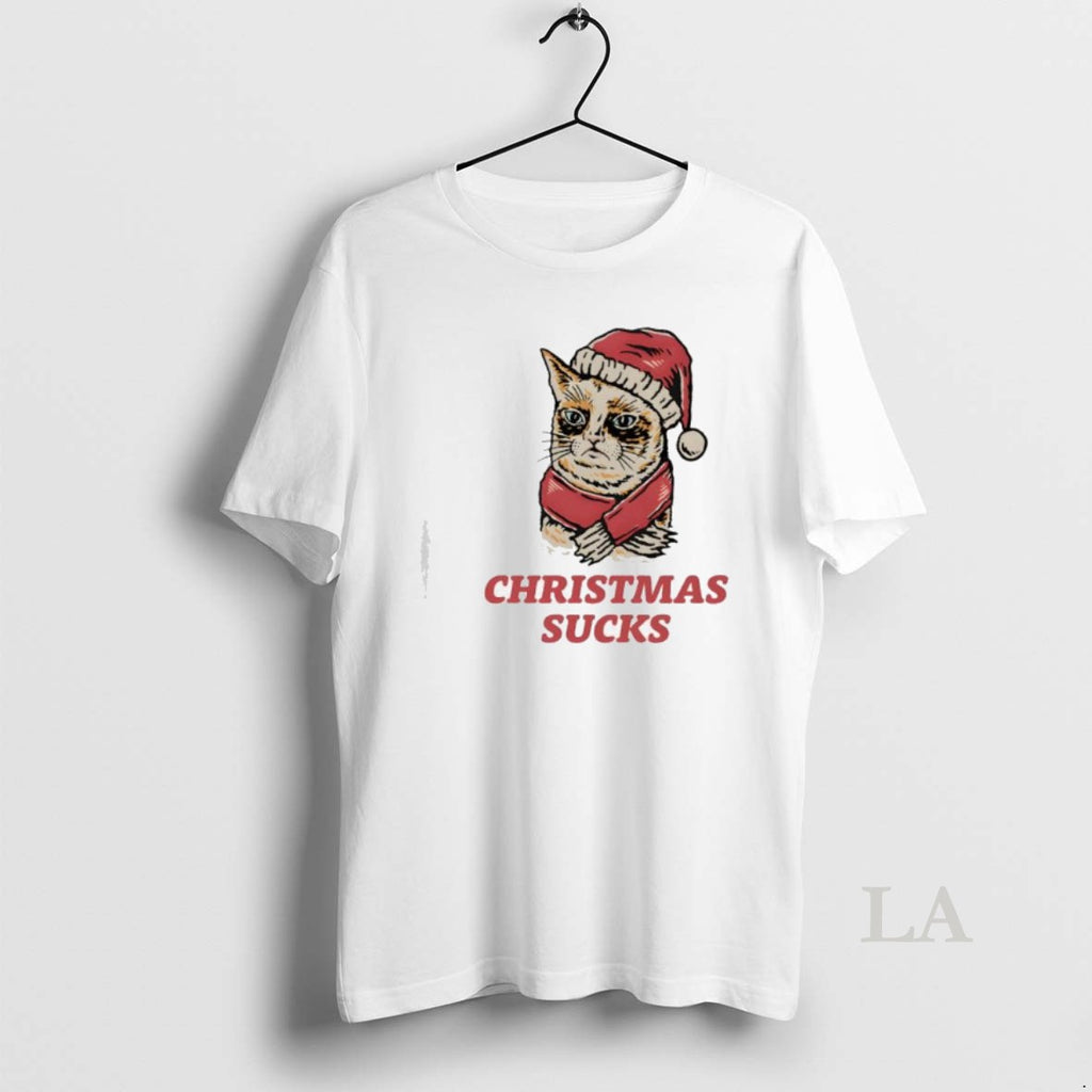Original Cat Funny Christmas Sucks