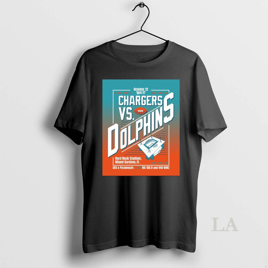 Original Chargers Vs Dolphins October 12 2025 Hard Rock Stadium Miami Gardens Fl