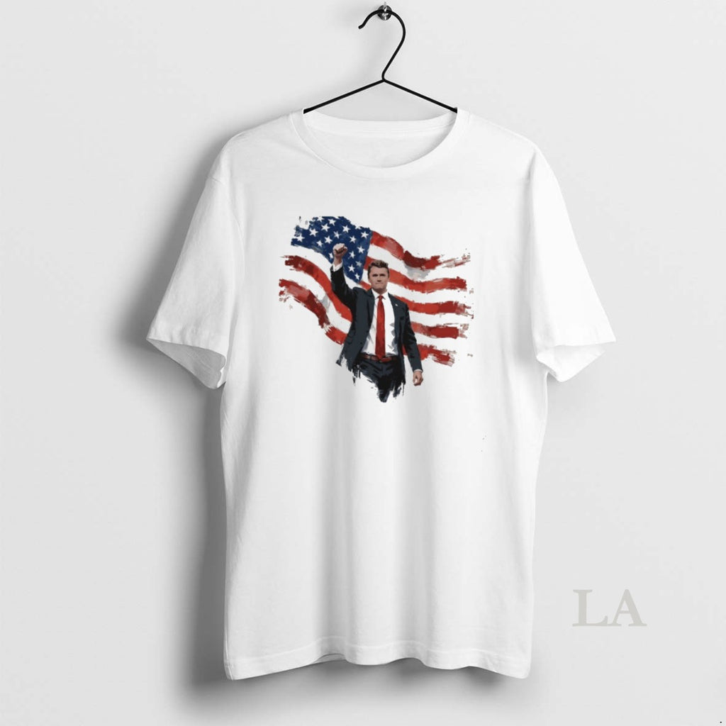 Original Charlie Kirk Fight American Flag