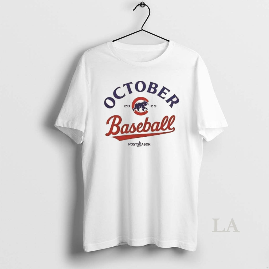 Original Chicago Cubs 2025 October Clinched Fly The W 2 Sided