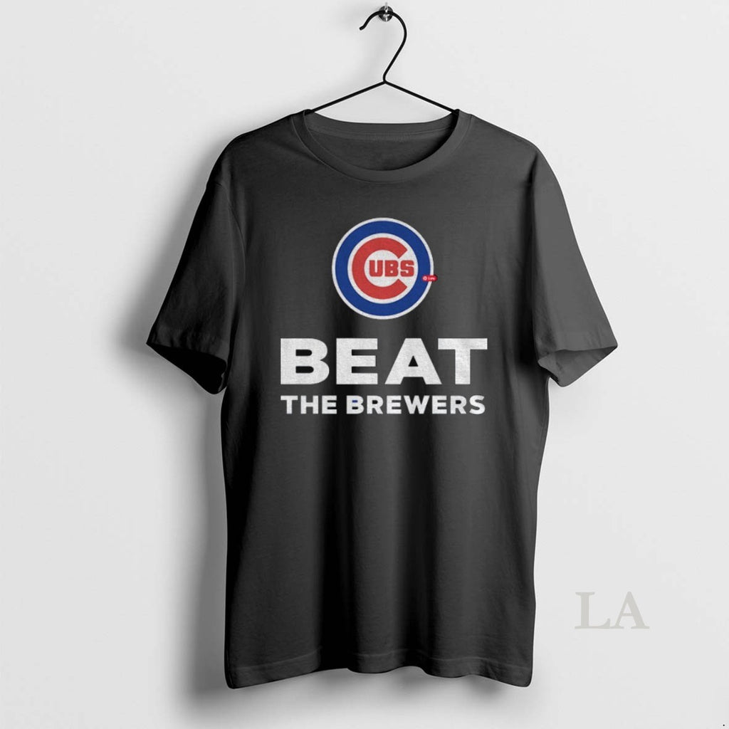 Original Chicago Cubs Beat The Brewers Mlb Baseball Logo