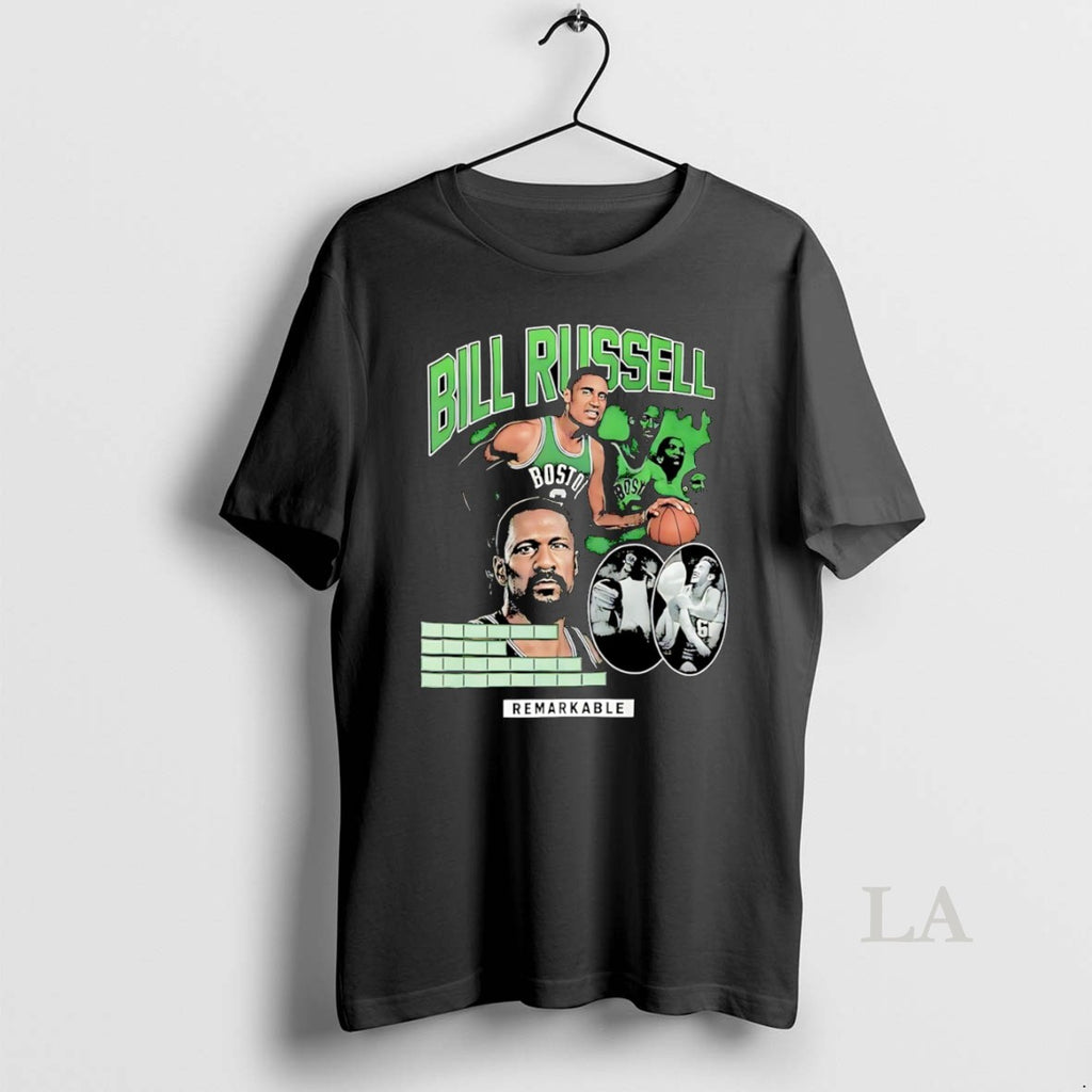 Original Christian Gonzalez Bill Russell Boston Celtics Basketball Vintage