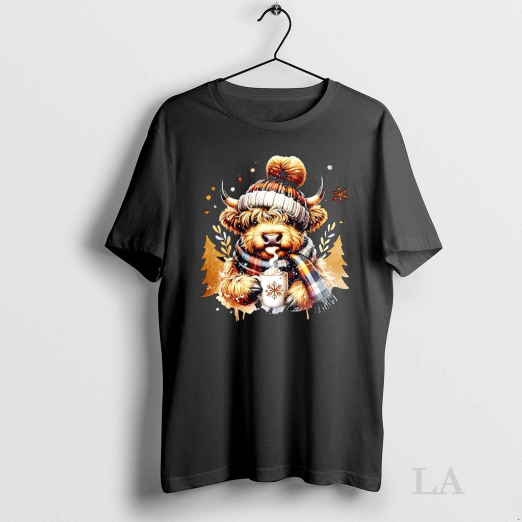 Original Christmas Cocoa Cow Cute Holiday