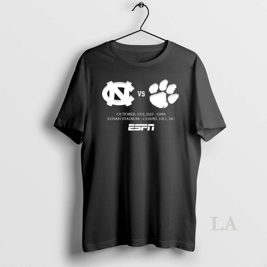 Original Clemson Tigers Vs North Carolina Tar Heels October 4th 2025 Kenan Stadium Chapel Hill