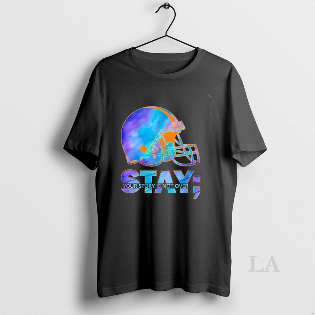 Original Cleveland Browns Football Stay Your Story Is Not Over