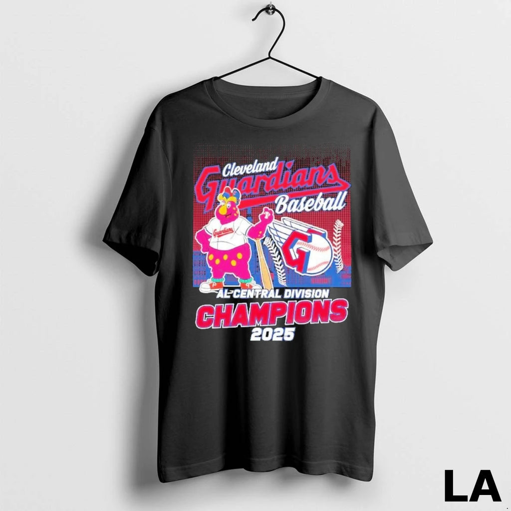 Original Cleveland Guardians Al Central Division Champions 2025 Mascot