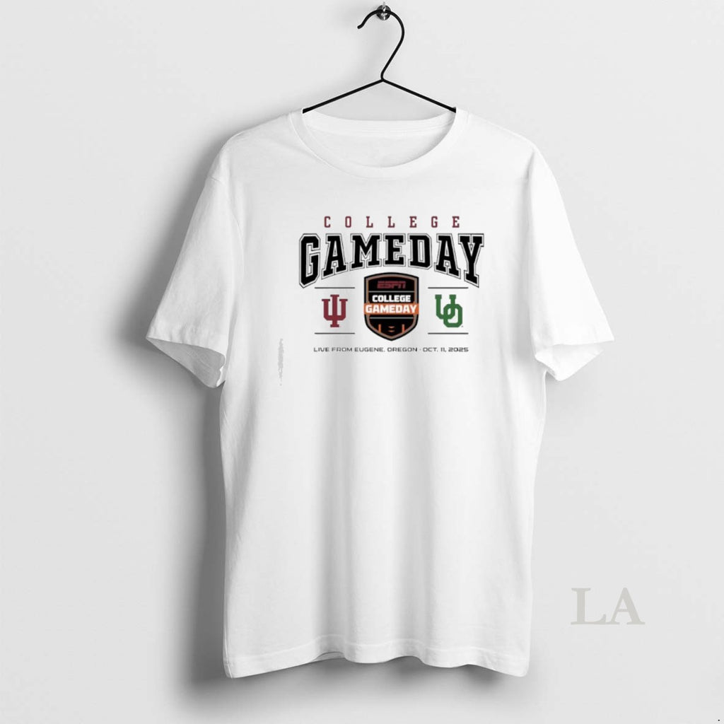 Original College Gameday Indiana Vs Oregon Live From Eugene Oregon Oct 11st 2025