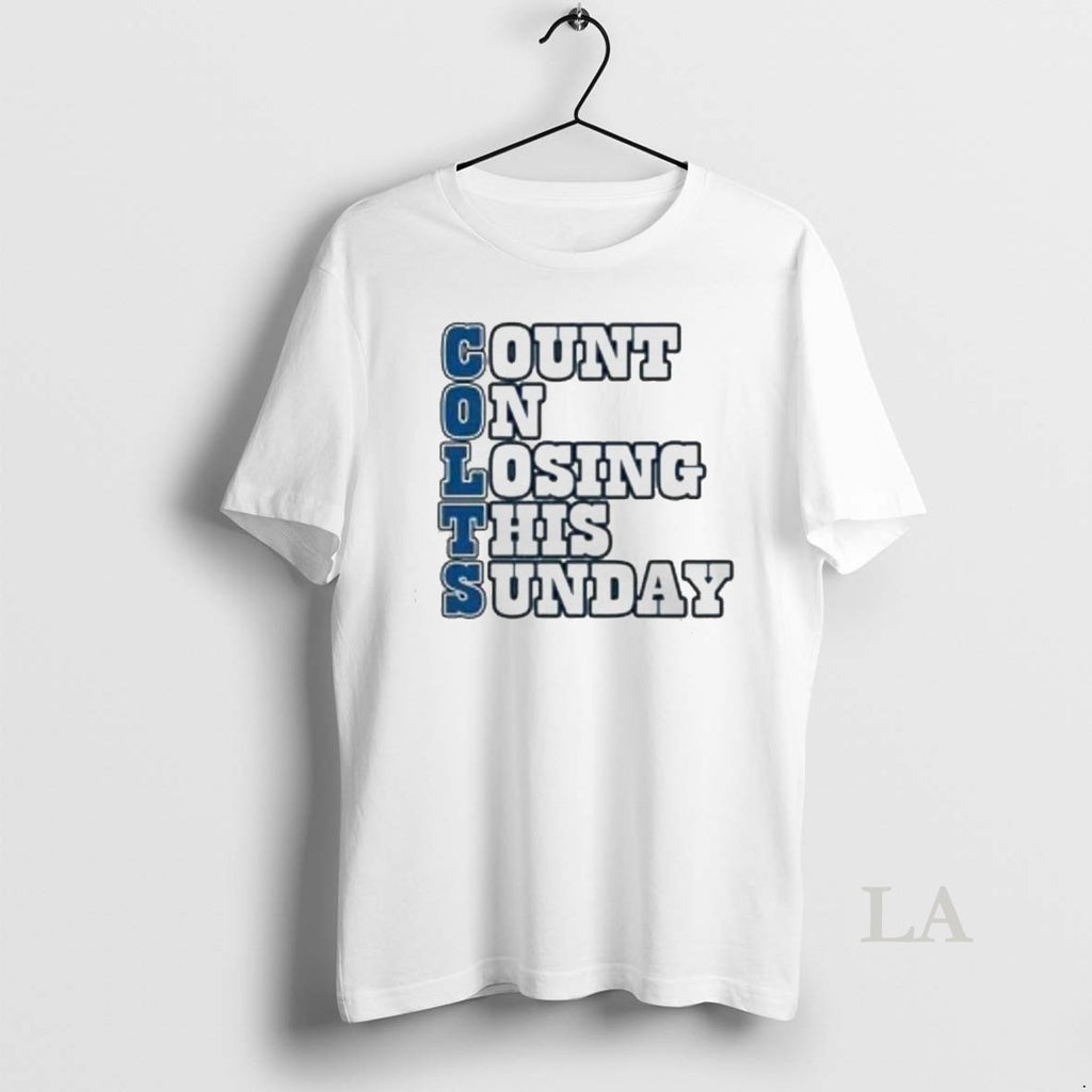 Original Colts Count On Losing This Sunday