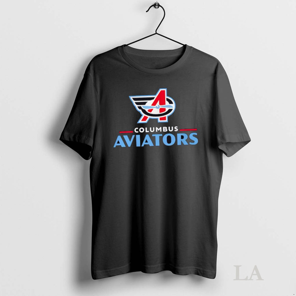 Original Columbus Aviator Lockup Logo Style