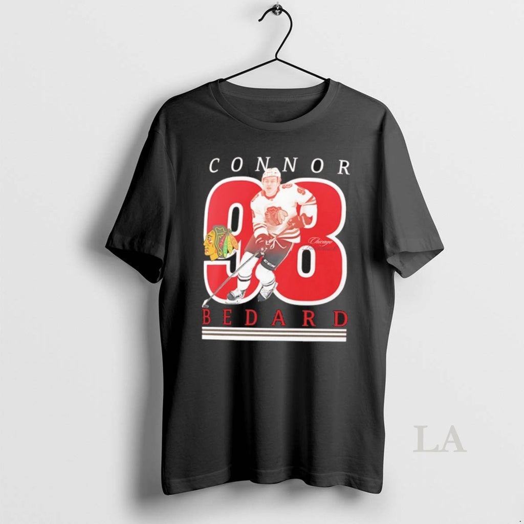 Original Connor Bedard 98 Chicago Blackhawks Hockey Player Show