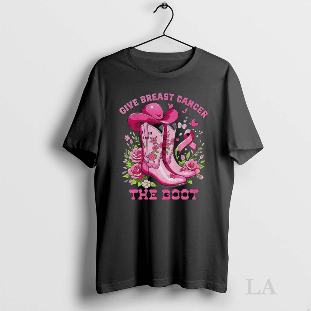 Original Cowboy Boot Give Breast Cancer The Boot Vintage