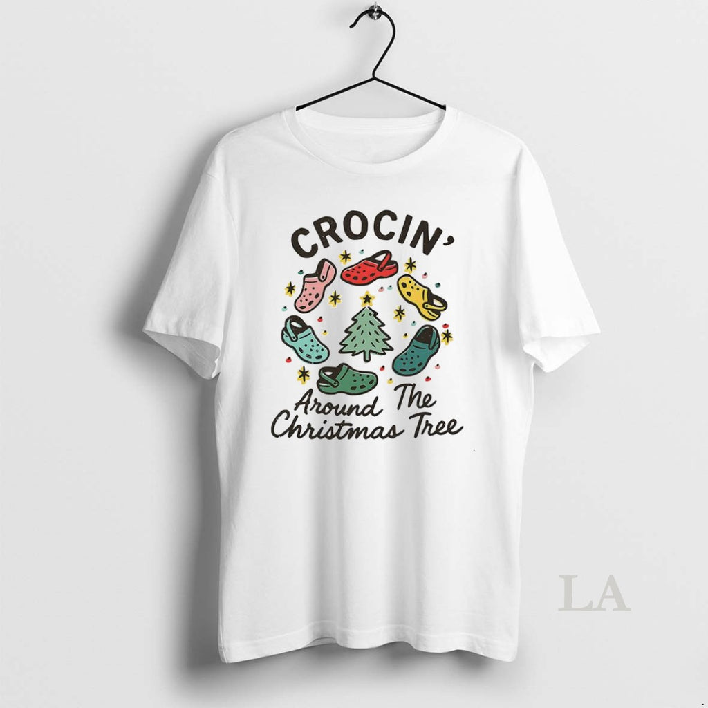Original Crocs Crocin Around The Christmas Tree Funny