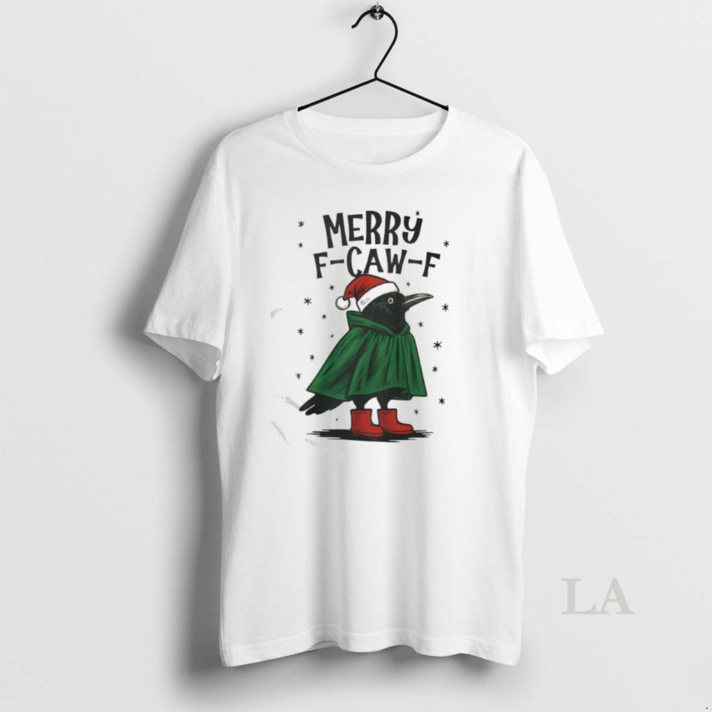 Original Crow Christmas Merry F Caw F
