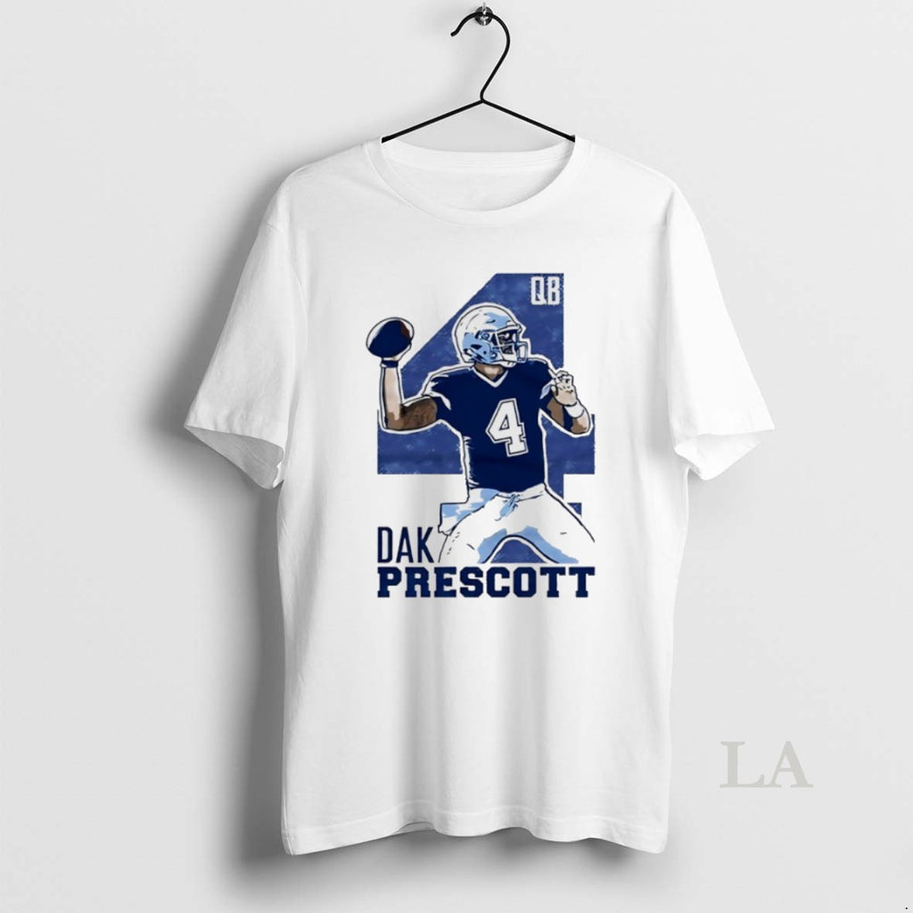 Original Dak Prescott 4 Dallas Cowboys Qb Player Vintage