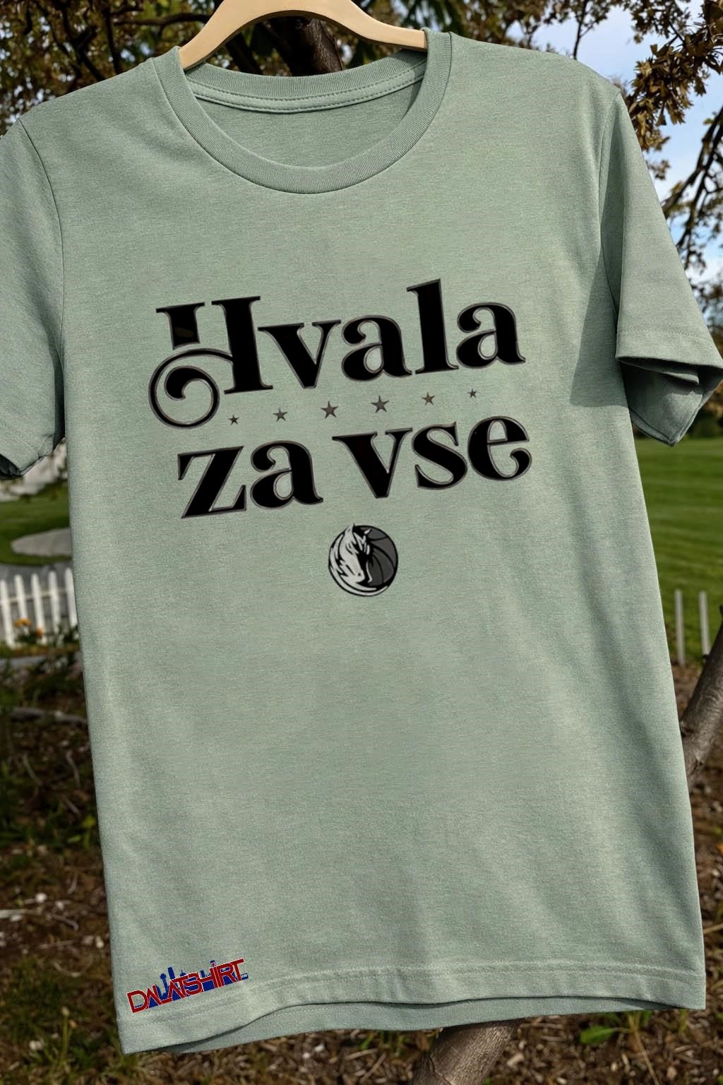 Original Dallas Mavericks hvala za vse logo shirt