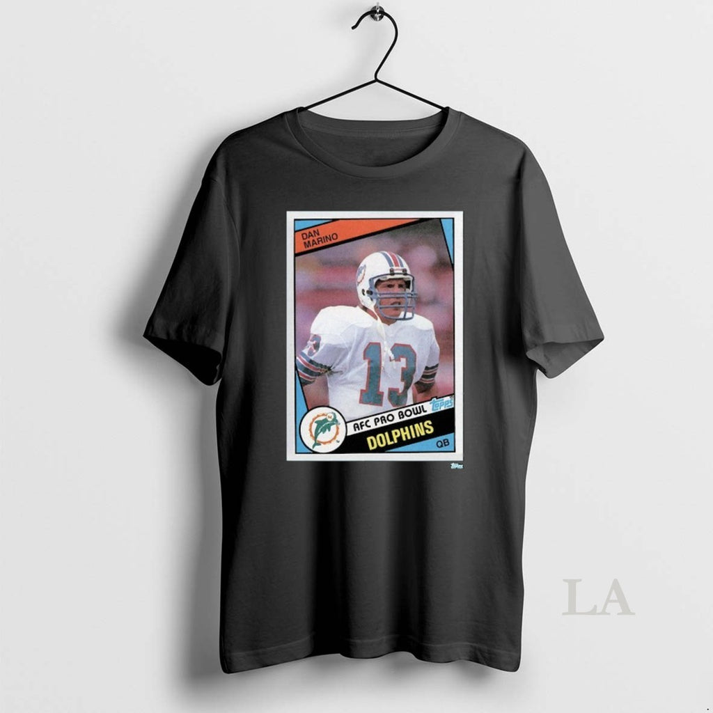 Original Dan Marino Afc Pro Bowl Qb Miami Dolphins Trading T Shirtss