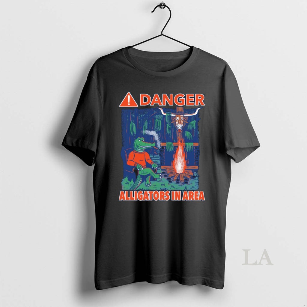 Original Danger Alligators In Area Florida Gators Defeats Texas Longhorns Painting