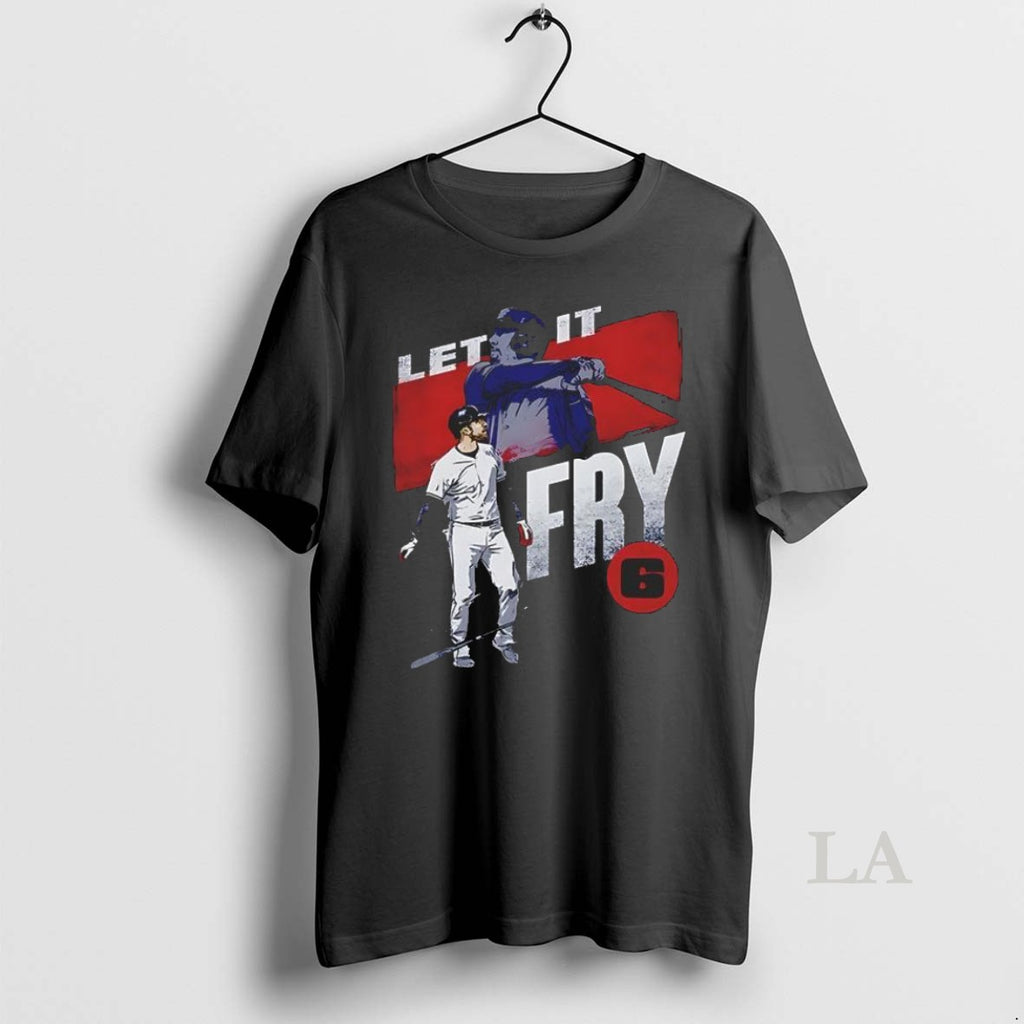 Original David Fry Cleveland Baseball David Fry Cleveland Let It Fry